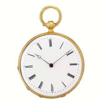Swiss gold and enamel lever by Patek Philippe Circa 1853