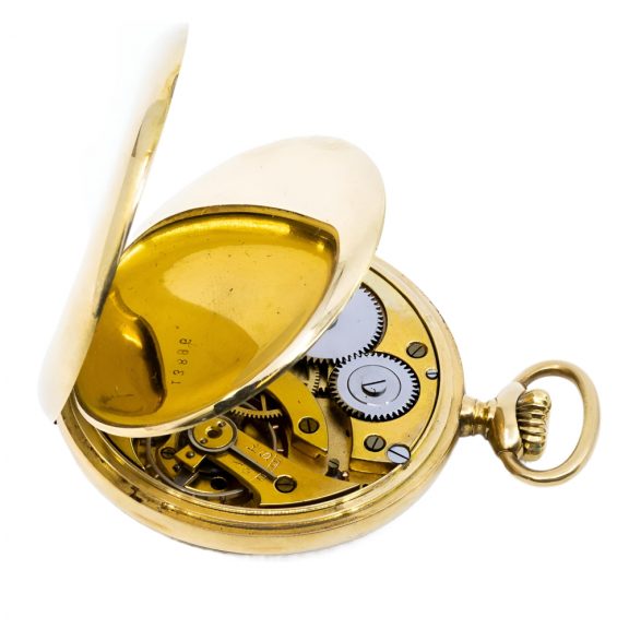 French 18K yellow gold chronometer pocket watch Circa 1910 French 18K yellow gold chronometer pocket watch Circa 1910
