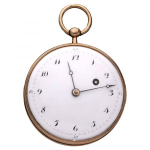 French 18 carat gold Rooster verge pocket watch Circa 1805