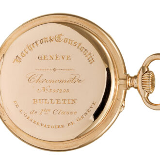 Swiss pink gold watch by Vacheron & Constantin Circa 1898
