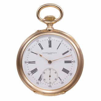 Swiss pink gold watch by Vacheron & Constantin Circa 1898