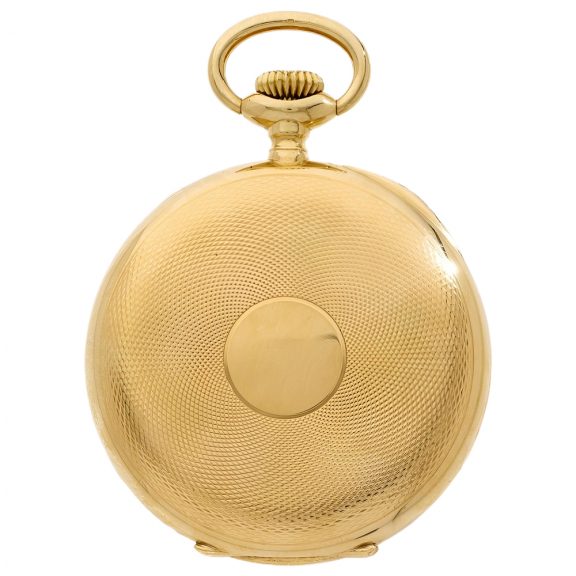 Swiss 18K yellow gold chronometer pocket watch Circa 1910 Swiss 18K yellow gold chronometer pocket watch Circa 1910