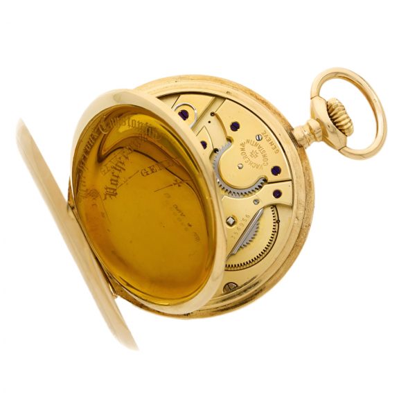 Swiss 18K yellow gold chronometer pocket watch Circa 1910 Swiss 18K yellow gold chronometer pocket watch Circa 1910