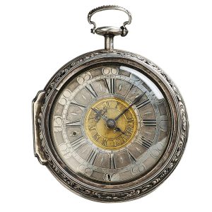 Austrian important repeating silver coach clock Circa 1740