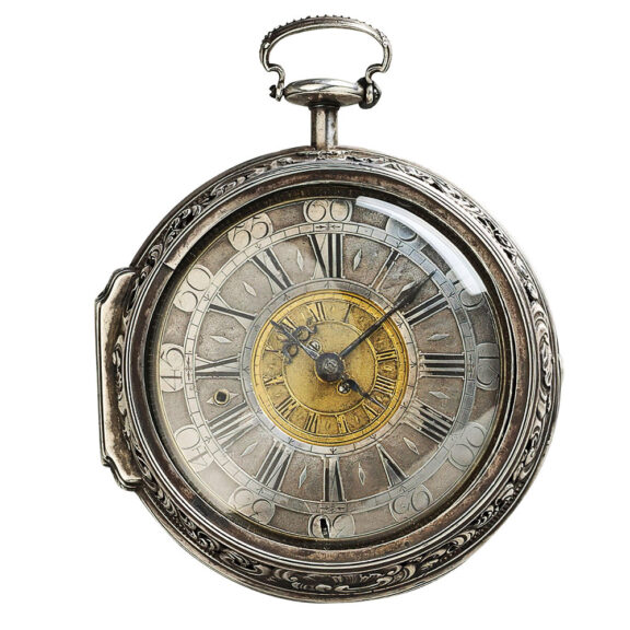 Austrian important repeating silver coach clock Circa 1740