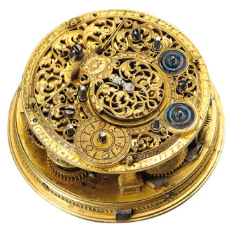 Austrian important repeating silver coach clock Circa 1740
