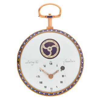 Exceptionally Swiss gold and enamel Rococo watch Circa 1780 Exceptionally Swiss gold and enamel Rococo watch Circa 1780