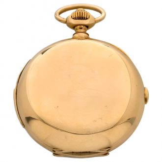 Swiss 18K gold minute repeating chronograph Circa 1900