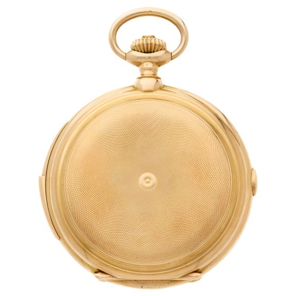 Swiss gold complicated repeating chronograph watch Circa 1900 Swiss gold complicated repeating chronograph watch Circa 1900