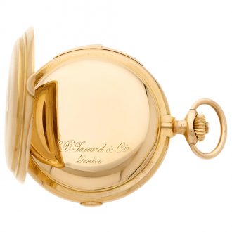 Swiss gold complicated repeating chronograph watch Circa 1900 Swiss gold complicated repeating chronograph watch Circa 1900