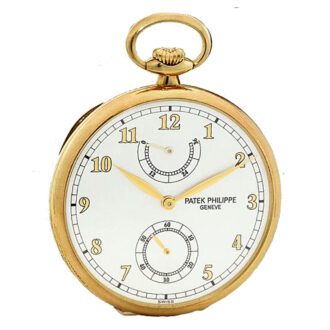 Swiss gold watch with power reserve indication Circa 1990