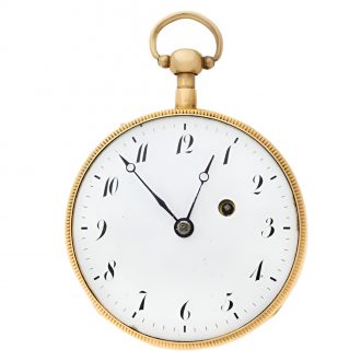 Swiss 18K gold quarter repeating pocket watch Circa 1800