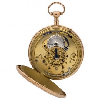 Swiss 18K gold quarter repeating pocket watch Circa 1800