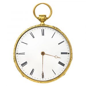 Swiss 18K gold quarter repeating pocket watch Circa 1850