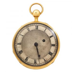 French 18K gold quarter repeating pocket watch Circa 1800