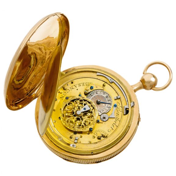 French 18K gold quarter repeating pocket watch Circa 1800 French 18K gold quarter repeating pocket watch Circa 1800