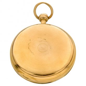 French 18K gold quarter repeating pocket watch Circa 1800
