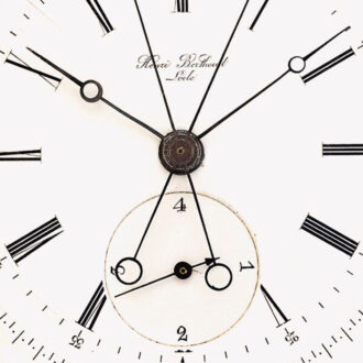Swiss gold two train split seconds chronograph Circa 1890