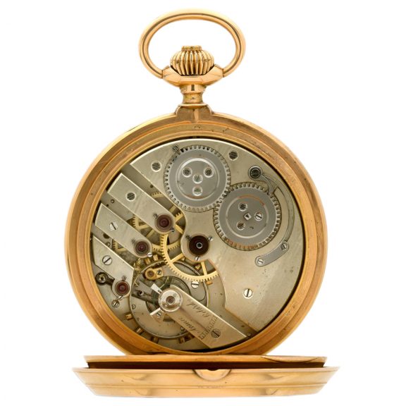 Swiss 18K yellow gold chronometer pocket watch Circa 1905 Swiss 18K yellow gold chronometer pocket watch Circa 1905