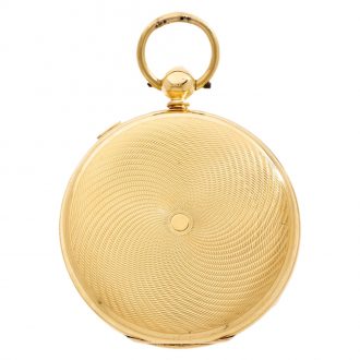English gold watch with independent deadbeat seconds Circa 1850