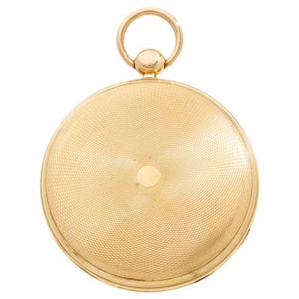 French gold watch with independent deadbeat seconds Circa 1805 French gold watch with independent deadbeat seconds Circa 1805