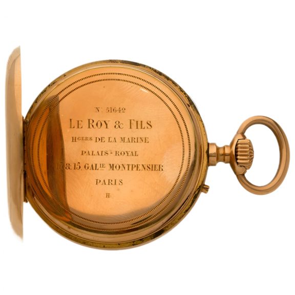 French 18K yellow gold open faced pocket watch Circa 1878 French 18K yellow gold open faced pocket watch Circa 1878