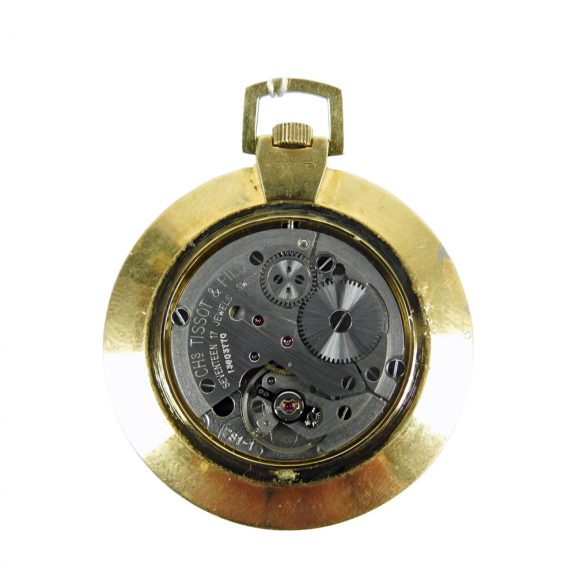 Swiss gold plated Stylist open faced pocket watch Circa 1950 Swiss gold plated Stylist open faced pocket watch Circa 1950