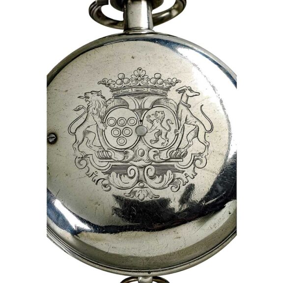 French repeating silver coach clock Circa 1800 French repeating silver coach clock Circa 1800