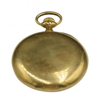 Swiss 18K yellow gold open faced pocket watch Circa 1905 Swiss 18K yellow gold open faced pocket watch Circa 1905