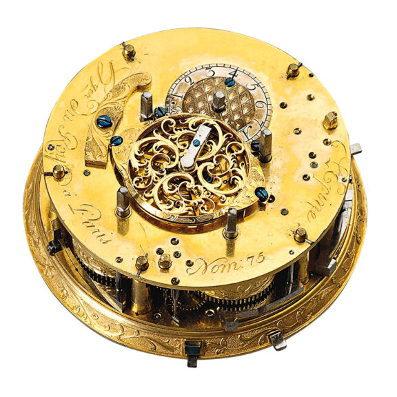 French quarter repeating coach clock with alarm and date Circa 1800 French quarter repeating coach clock with alarm and date Circa 1800