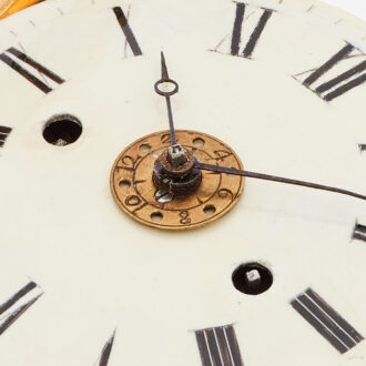 Large English gilt metal verge watch with alarm Circa 1800