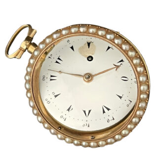 Swiss 18K gold pocket watch for the Ottoman market Circa 1895