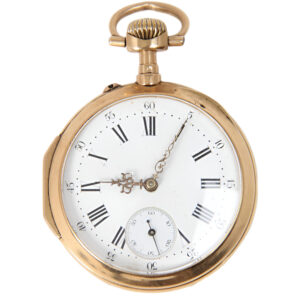 Swiss 18K gold quarter repeating pocket watch Circa 1890–1910