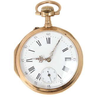 Swiss 18K gold quarter repeating pocket watch Circa 1890–1910