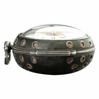 French large silver coach clock of museum quality Circa 1750.