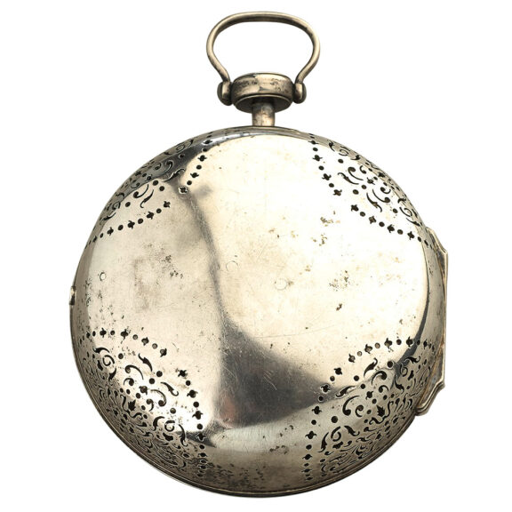 French large silver coach clock of museum quality Circa 1750. French large silver coach clock of museum quality Circa 1750.