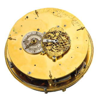 French large silver coach clock of museum quality Circa 1750.