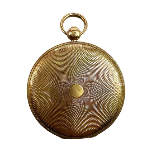 French 18K yellow gold open faced pocket watch Circa 1850 French 18K yellow gold open faced pocket watch Circa 1850