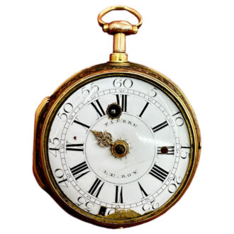 French 18K yellow gold striking pocket watch Circa 1750 French 18K yellow gold striking pocket watch Circa 1750