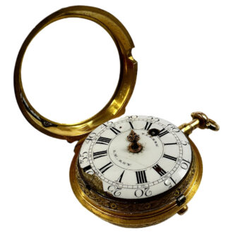 French 18K yellow gold striking pocket watch Circa 1750 French 18K yellow gold striking pocket watch Circa 1750