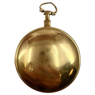 Swiss 18K yellow gold open faced pocket watch Circa 1795 Swiss 18K yellow gold open faced pocket watch Circa 1795