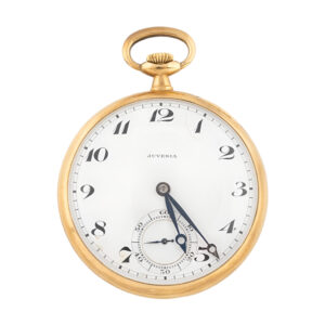 Swiss 18K yellow gold open faced pocket watch Circa 1905
