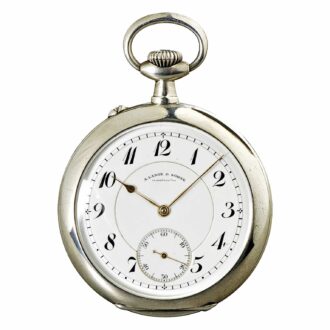 German silver Glashütte pocket watch Circa 1920