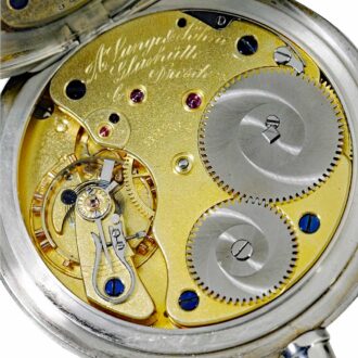German silver Glashütte pocket watch Circa 1920