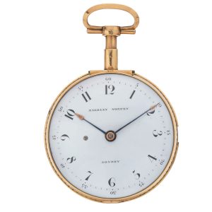 English gold pair cased quarter repeating watch Circa 1790