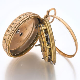 v English gold pair cased quarter repeating watch Circa 1790