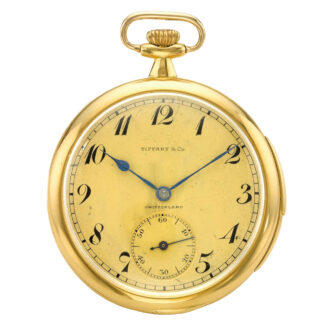 Swiss 18 carat gold five minute repeating lever watch Circa 1915