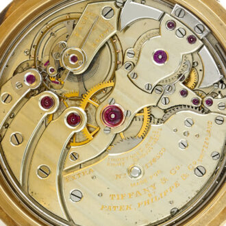 Swiss 18 carat gold five minute repeating lever watch Circa 1915