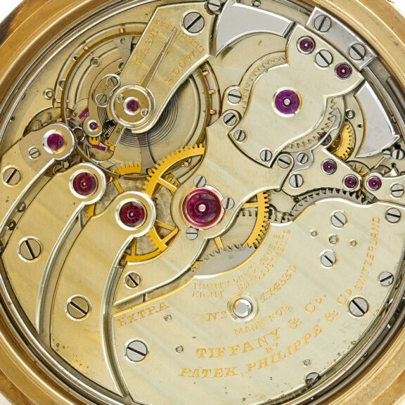 Swiss 18 carat gold five minute repeating lever watch Circa 1915 Swiss 18 carat gold five minute repeating lever watch Circa 1915
