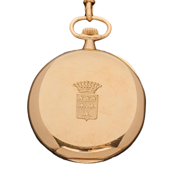 Swiss 18K yellow gold open faced pocket watch Circa 1895 Swiss 18K yellow gold open faced pocket watch Circa 1895